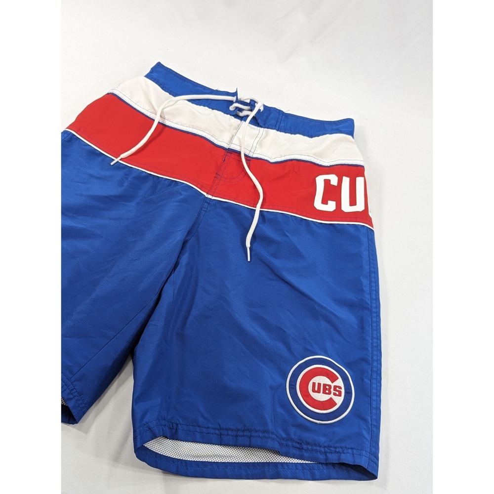G-III Chicago‎ Cubs MLB Swim Trunks Men's Size L Waist 30" Lined Trunks